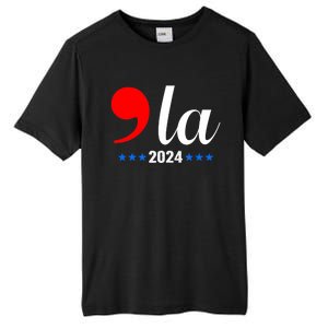 Comma + La Kamala Harris For President 2024 Election Tall Fusion ChromaSoft Performance T-Shirt