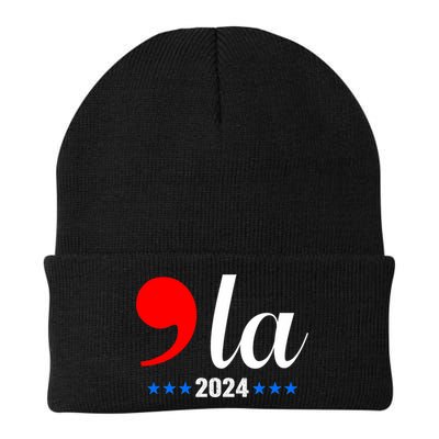 Comma + La Kamala Harris For President 2024 Election Beanie
