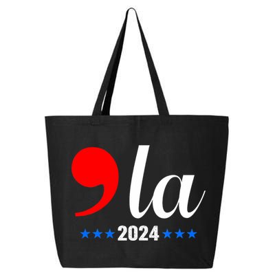 Comma + La Kamala Harris For President 2024 Election 25L Jumbo Tote