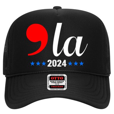 Comma + La Kamala Harris For President 2024 Election Trucker Hat