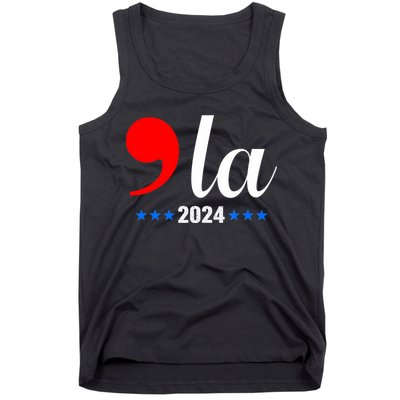 Comma + La Kamala Harris For President 2024 Election Tank Top
