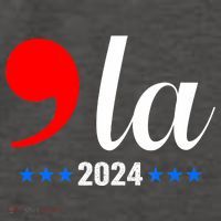 Comma + La Kamala Harris For President 2024 Election Vector Backpack