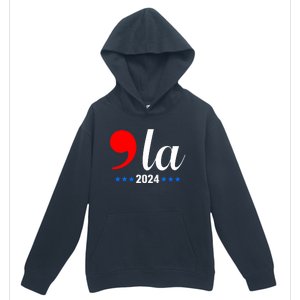 Comma + La Kamala Harris For President 2024 Election Urban Pullover Hoodie