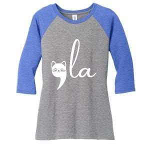 Comma La Kamala Women's Tri-Blend 3/4-Sleeve Raglan Shirt