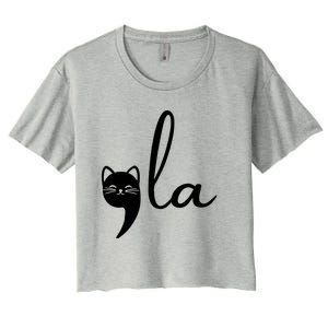 Comma La Kamala Women's Crop Top Tee