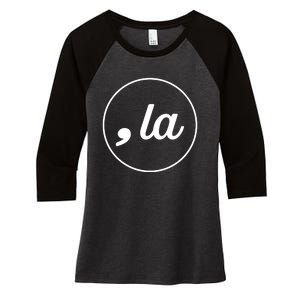 Comma La Kamala Women's Tri-Blend 3/4-Sleeve Raglan Shirt