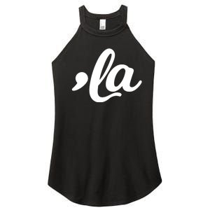 Comma La Kamala Harris 2024 Madam President Vote Kamala Women's Perfect Tri Rocker Tank