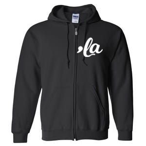 Comma La Kamala Harris 2024 Madam President Vote Kamala Full Zip Hoodie