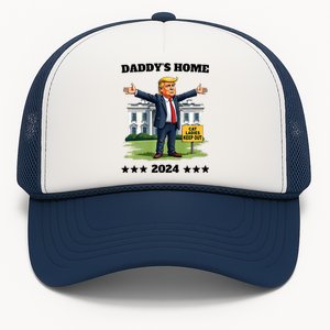 Cat Ladies Keep Out DaddyS Home Funny Trump President Humor Trucker Hat