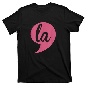 Comma + La Kamala Harris For President 2024 Election T-Shirt