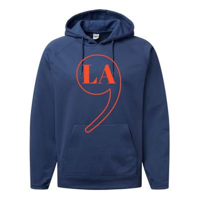 Comma La Kamala Harris Gift Performance Fleece Hoodie