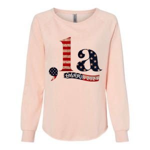 Comma La Kamala Harris For President 2024 Womens California Wash Sweatshirt