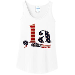 Comma La Kamala Harris For President 2024 Ladies Essential Tank