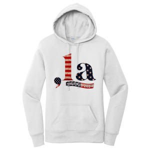 Comma La Kamala Harris For President 2024 Women's Pullover Hoodie