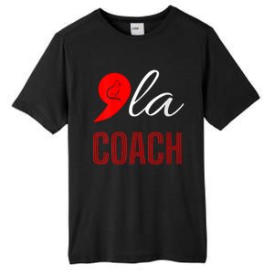 Comma La Kamala Harris Tim Walz Coach 2024 La Comma Tall Fusion ChromaSoft Performance T-Shirt