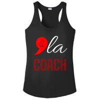 Comma La Kamala Harris Tim Walz Coach 2024 La Comma Ladies PosiCharge Competitor Racerback Tank