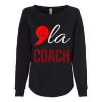 Comma La Kamala Harris Tim Walz Coach 2024 La Comma Womens California Wash Sweatshirt