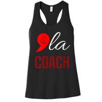 Comma La Kamala Harris Tim Walz Coach 2024 La Comma Women's Racerback Tank