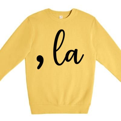 Comma La Kamala Gift Premium Crewneck Sweatshirt