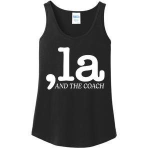 Comma La Kamala Harris Tim Walz Coach 2024 La Comma Ladies Essential Tank