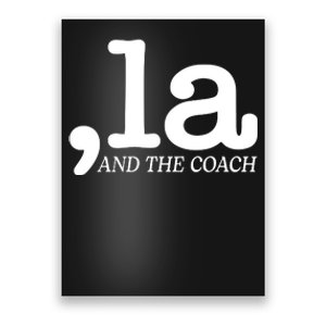 Comma La Kamala Harris Tim Walz Coach 2024 La Comma Poster