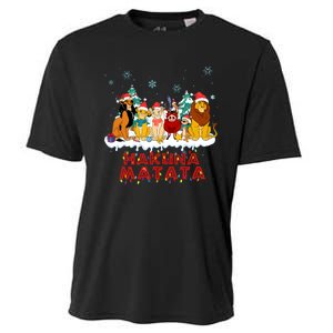 Christmas Lion King Hakuna Merry Christmas Cooling Performance Crew T-Shirt