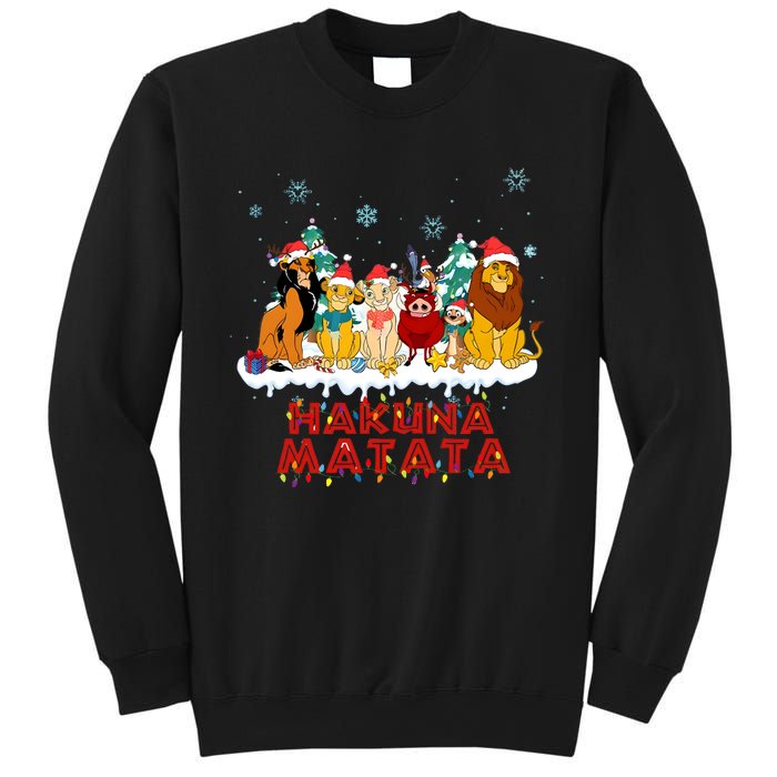 Christmas Lion King Hakuna Merry Christmas Sweatshirt