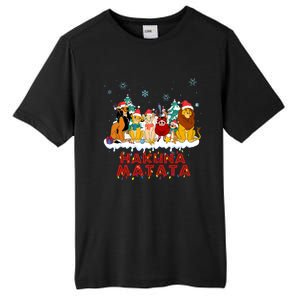 Christmas Lion King Hakuna Merry Christmas Tall Fusion ChromaSoft Performance T-Shirt