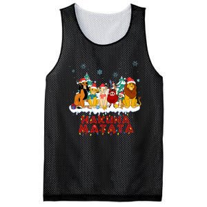 Christmas Lion King Hakuna Merry Christmas Mesh Reversible Basketball Jersey Tank