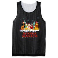 Christmas Lion King Hakuna Merry Christmas Mesh Reversible Basketball Jersey Tank