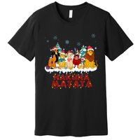 Christmas Lion King Hakuna Merry Christmas Premium T-Shirt