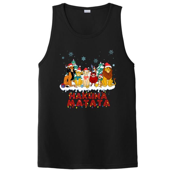 Christmas Lion King Hakuna Merry Christmas PosiCharge Competitor Tank