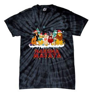 Christmas Lion King Hakuna Merry Christmas Tie-Dye T-Shirt