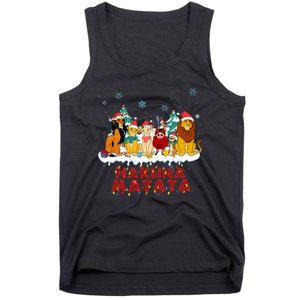 Christmas Lion King Hakuna Merry Christmas Tank Top