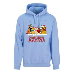 Christmas Lion King Hakuna Merry Christmas Unisex Surf Hoodie