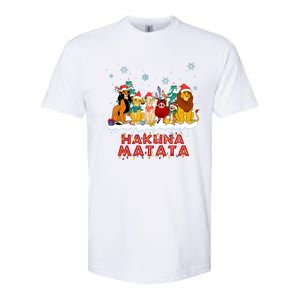 Christmas Lion King Hakuna Merry Christmas Softstyle CVC T-Shirt