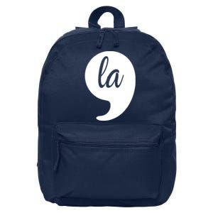 Comma La Kamala Harris For President 2024 Election 16 in Basic Backpack