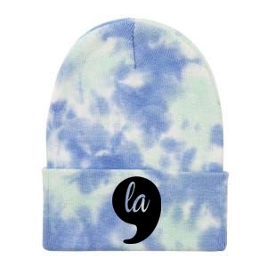 Comma La Kamala Harris For President 2024 Election Tie Dye 12in Knit Beanie