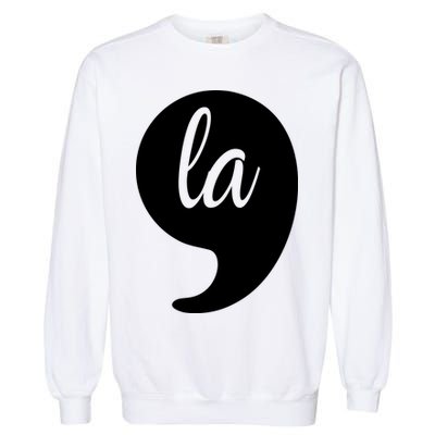 Comma La Kamala Harris For President 2024 Election Garment-Dyed Sweatshirt
