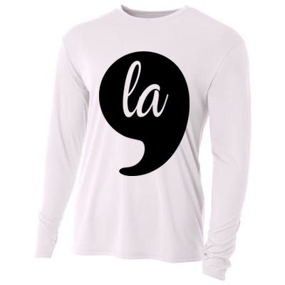 Comma La Kamala Harris For President 2024 Election Cooling Performance Long Sleeve Crew
