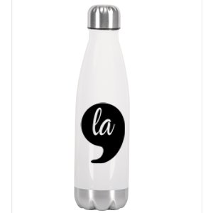 Comma La Kamala Harris For President 2024 Election Stainless Steel Insulated Water Bottle