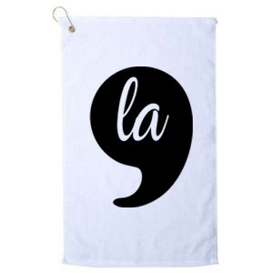 Comma La Kamala Harris For President 2024 Election Platinum Collection Golf Towel