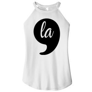 Comma La Kamala Harris For President 2024 Election Women's Perfect Tri Rocker Tank