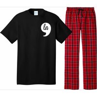 Comma La Kamala Harris For President 2024 Election Pocket Logo Pajama Set