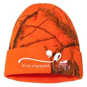 Comma La Kamala Harris Punctuation WeRe Not Going Back Kati Licensed 12" Camo Beanie