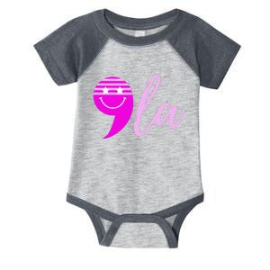 Comma La Kamala Harris Punctuation 47th President Vote Infant Baby Jersey Bodysuit