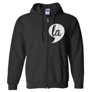 Comma + La Kamala Harris Vp 2020 Election Aka Soror Voting Full Zip Hoodie