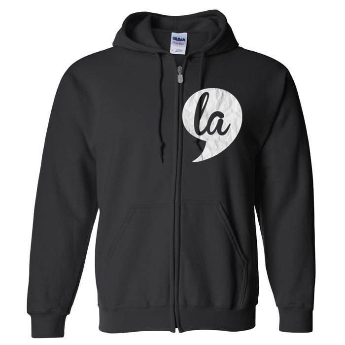 Comma + La Kamala Harris Vp 2020 Election Aka Soror Voting Full Zip Hoodie