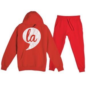 Comma + La Kamala Harris Vp 2020 Election Aka Soror Voting Premium Hooded Sweatsuit Set