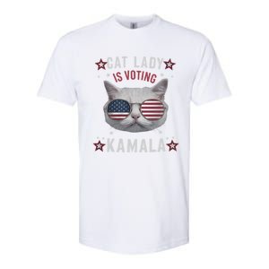 Cat Lady Kamala Harris For President 2024 Softstyle CVC T-Shirt